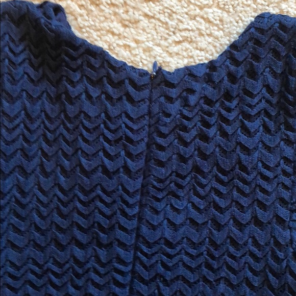 Aqua stretchy mod dress in navy medium - Picture 3 of 5